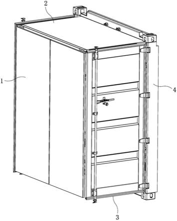 集装箱房组装门的制作方法