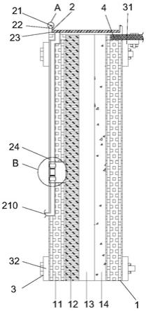 一种抗变形式隔音房环保型外墙结构的制作方法