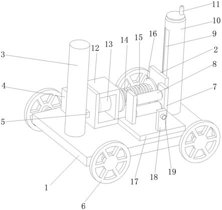 一种土木工程施工用房建施工现场放线设备的制作方法