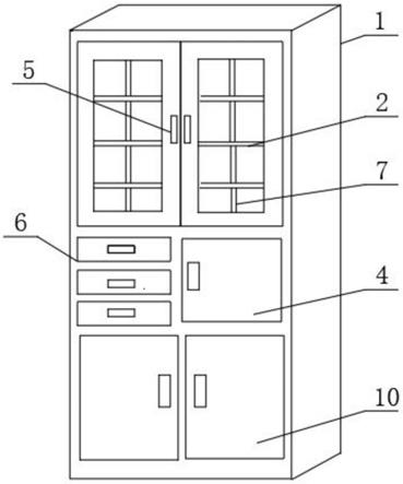 一种建筑工程造价的预算结构收纳箱的制作方法