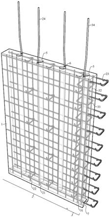 一种竖向连接钢筋现场自定位的叠合剪力墙的制作方法