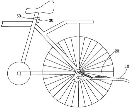 自行车锁车自动提醒装置的制作方法