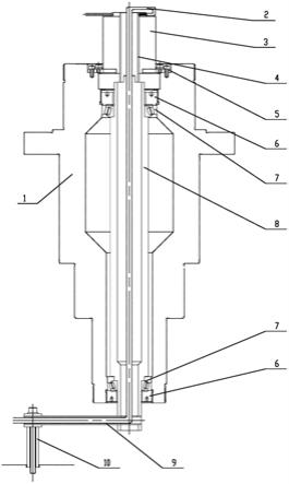 一种立式磨床电磁无心夹具中心管穿线装置的制作方法