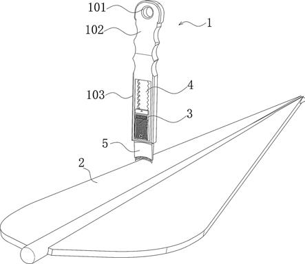 一种安全防护划筋器的制作方法