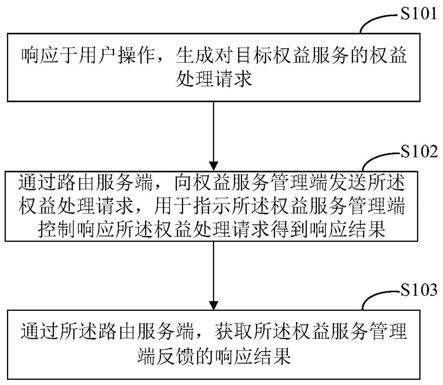 一种权益服务处理方法、装置、电子设备和存储介质与流程