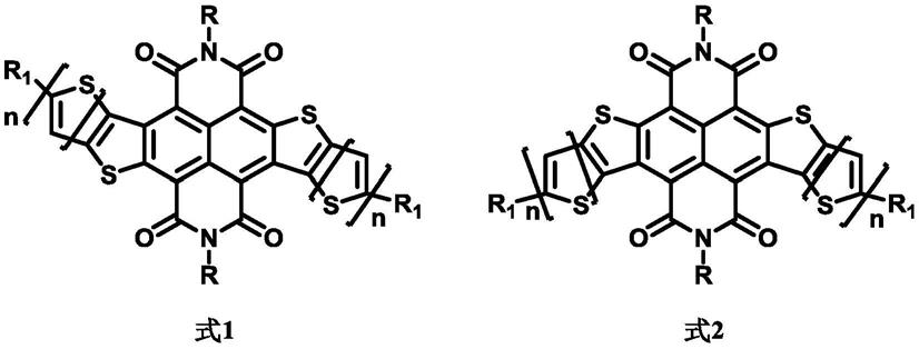 基于噻吩并萘酰亚胺类化合物、噻吩硫醇及其制备与应用