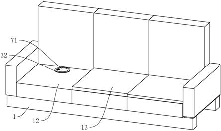 一种带有蓝牙充电设备的沙发的制作方法