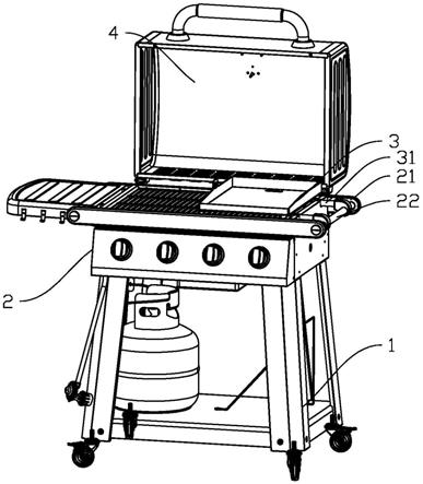一种多功能燃气烤炉的制作方法