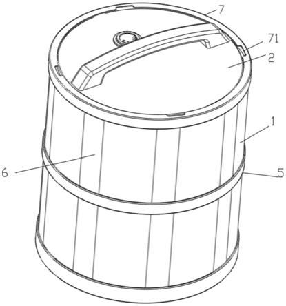 一种木桶电饭锅内桶结构的制作方法