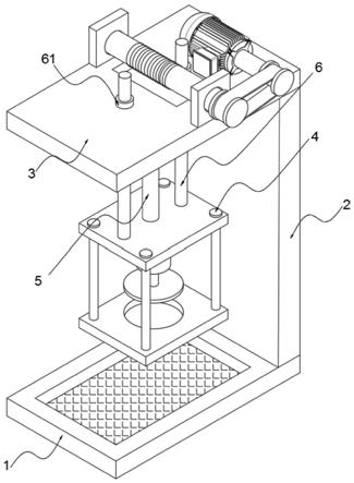 一种具有缓冲结构的密封垫片加工用冲压机的制作方法