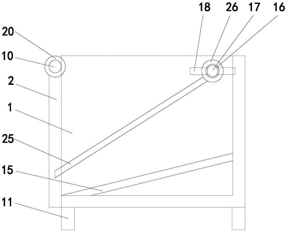 一种卸料方便的螺母存放箱的制作方法