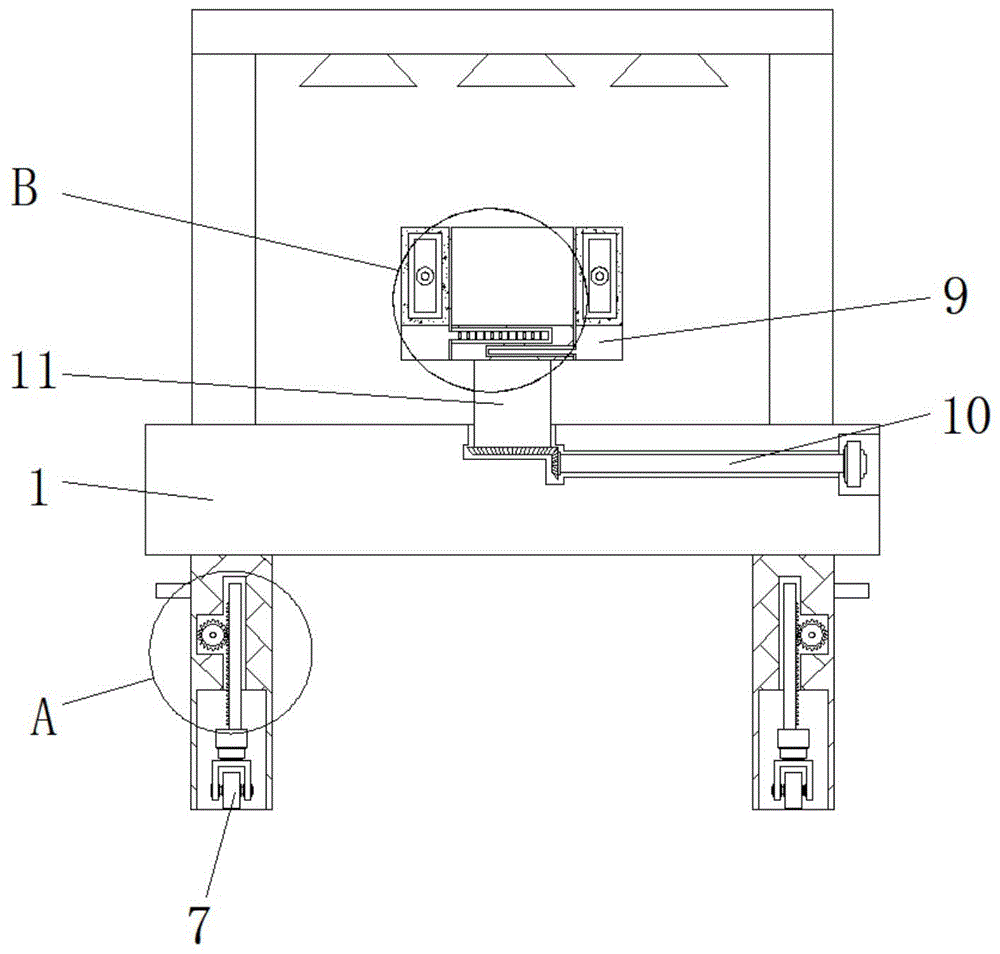 一种多功能建筑设计展示架的制作方法