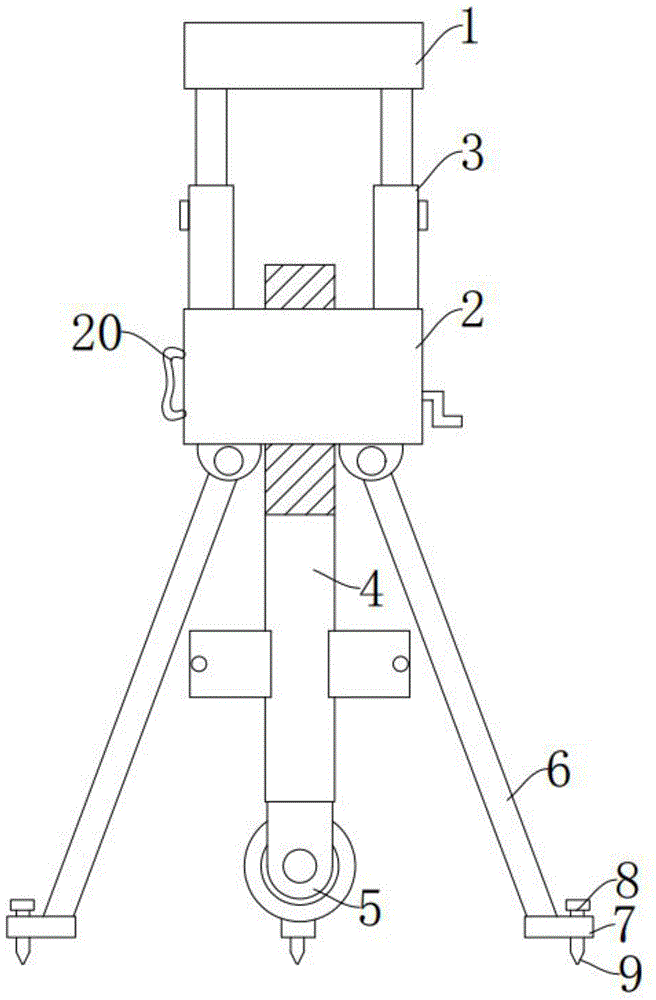 一种测绘仪支架的制作方法