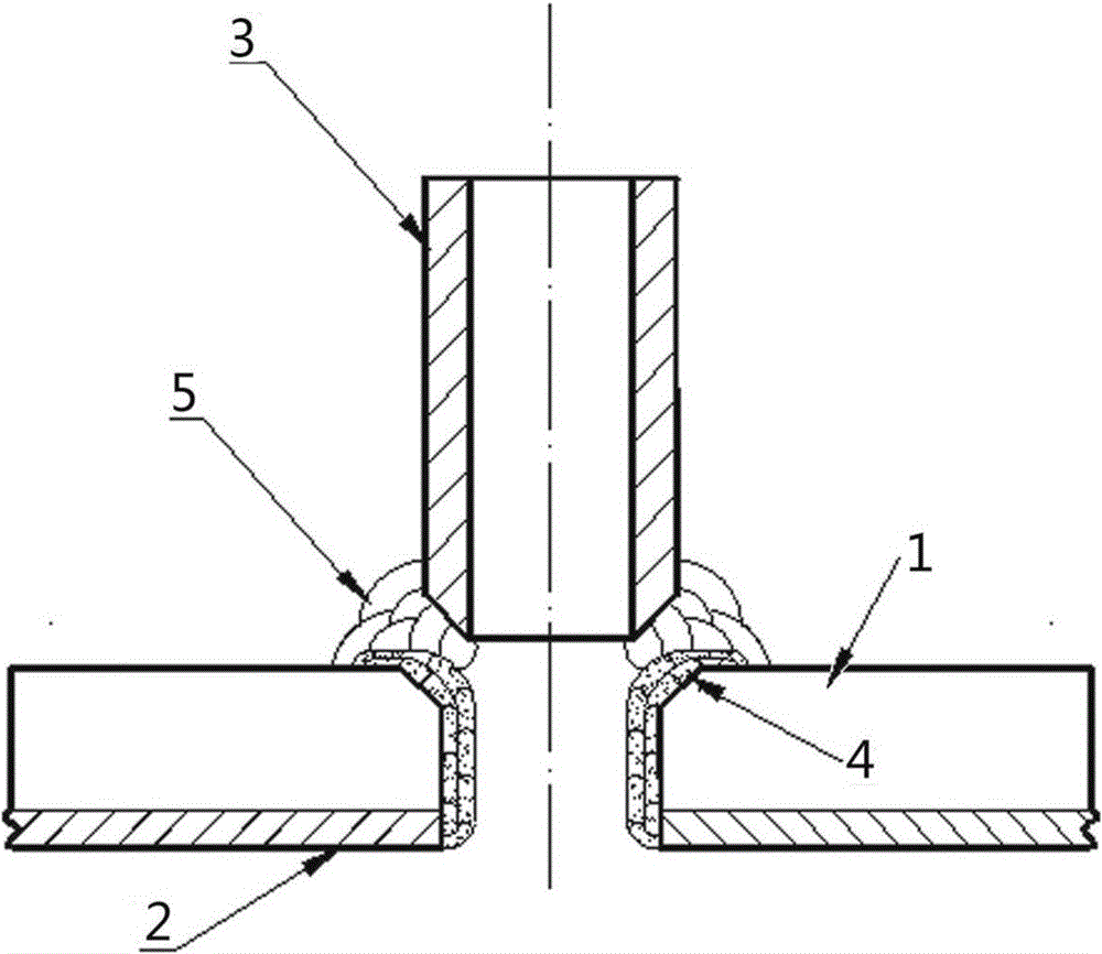 耐蚀合金复合管的纯材支管骑座式焊接接头的制作方法