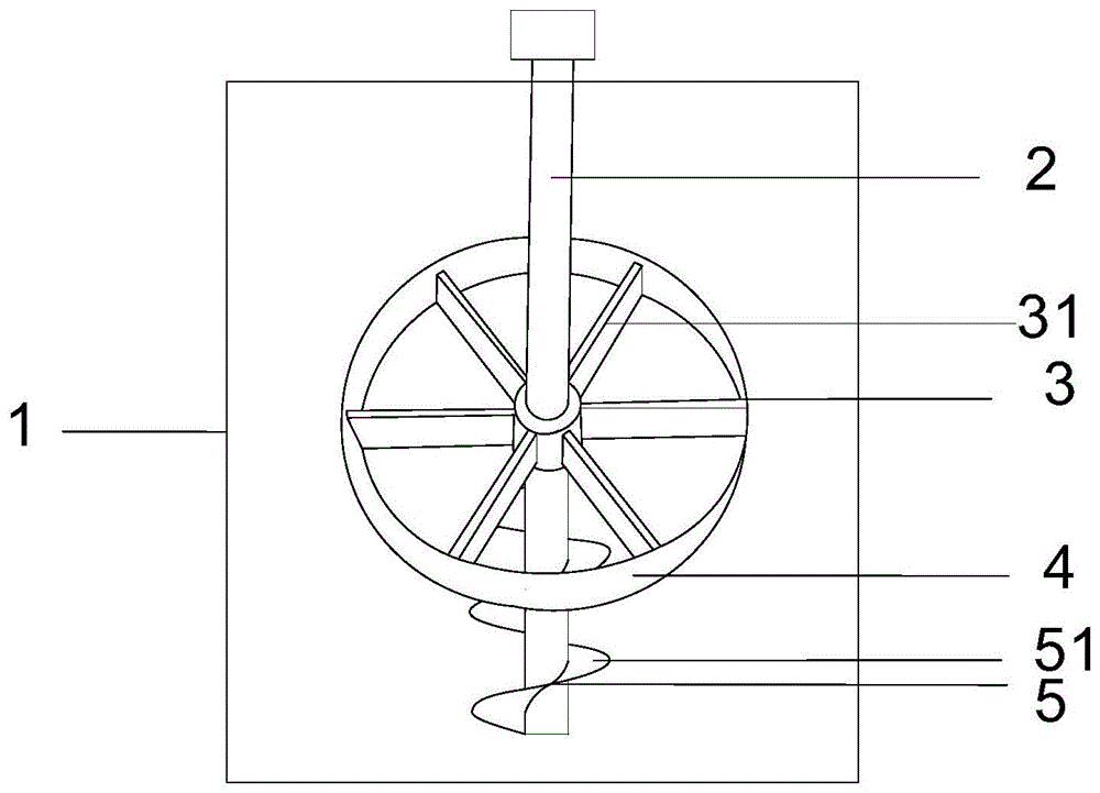 混合流双向搅拌器的制作方法