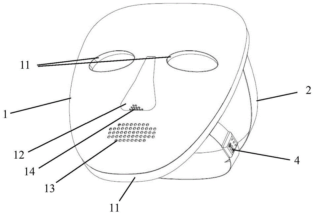 一种面部光波理疗仪的制作方法