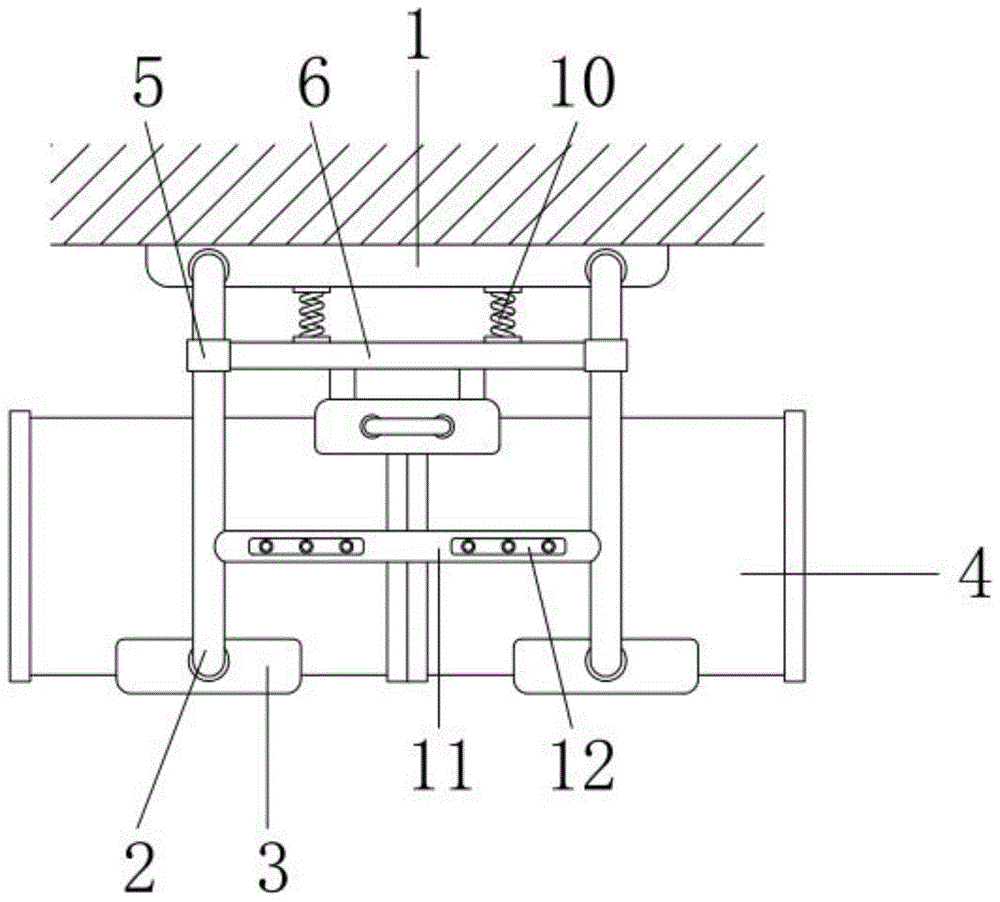 一种防火送风排烟管道吊装连接装置的制作方法