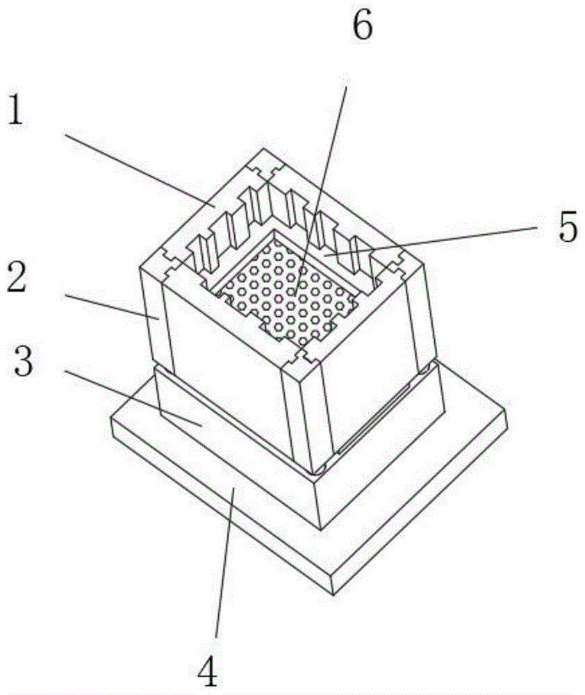 一种拼接花箱的制作方法