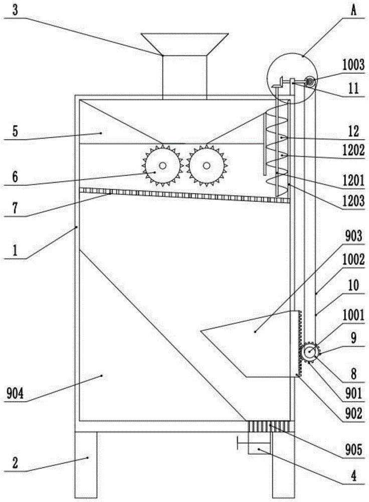 一种建筑施工用建筑垃圾粉碎装置的制作方法