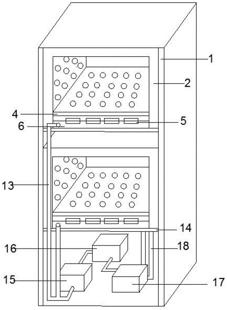一种计算机机房服务器机柜冷却装置
