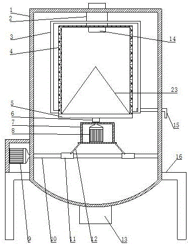 一种餐厨垃圾污水快速除渣过滤装置的制作方法