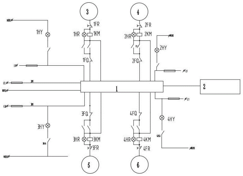 一种一控四智能水泵控制系统的制作方法