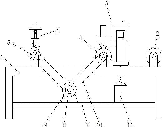 一种熔喷布复合分切机的制作方法