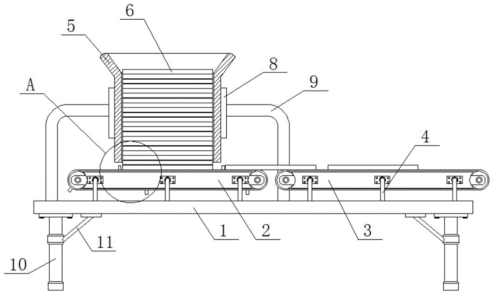 瓦楞纸板分垛装置的制作方法