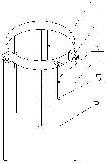 气瓶防倾倒防晒支架的制作方法