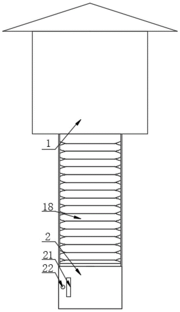 一种悬挂式电气柜安装防护结构的制作方法