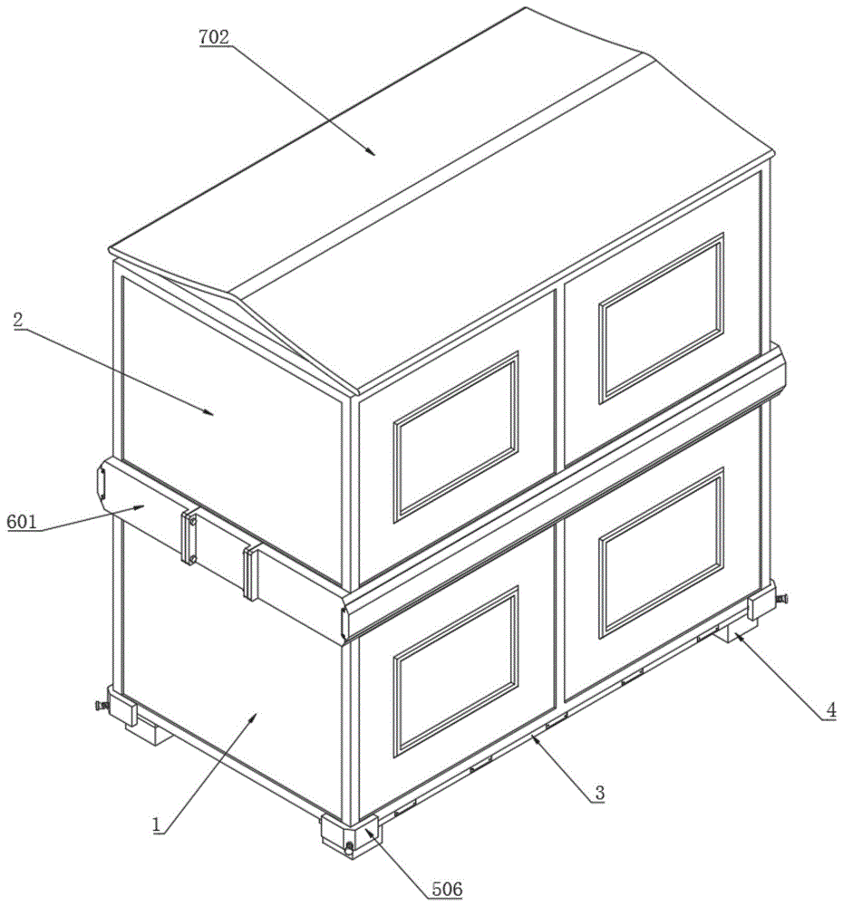 一种可快速拼接式集装箱房屋的制作方法