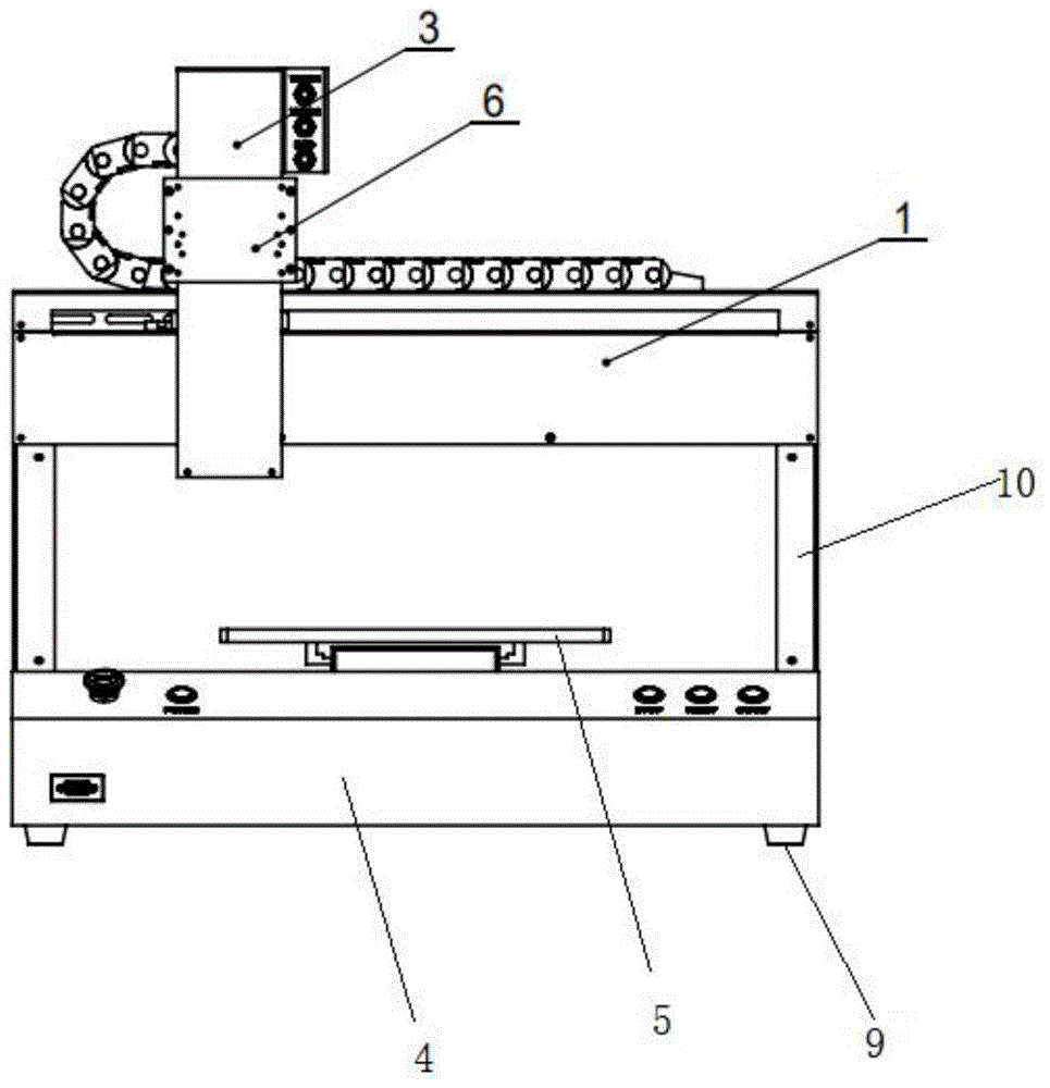 一种桌面式的TS-300点胶机器人的制作方法
