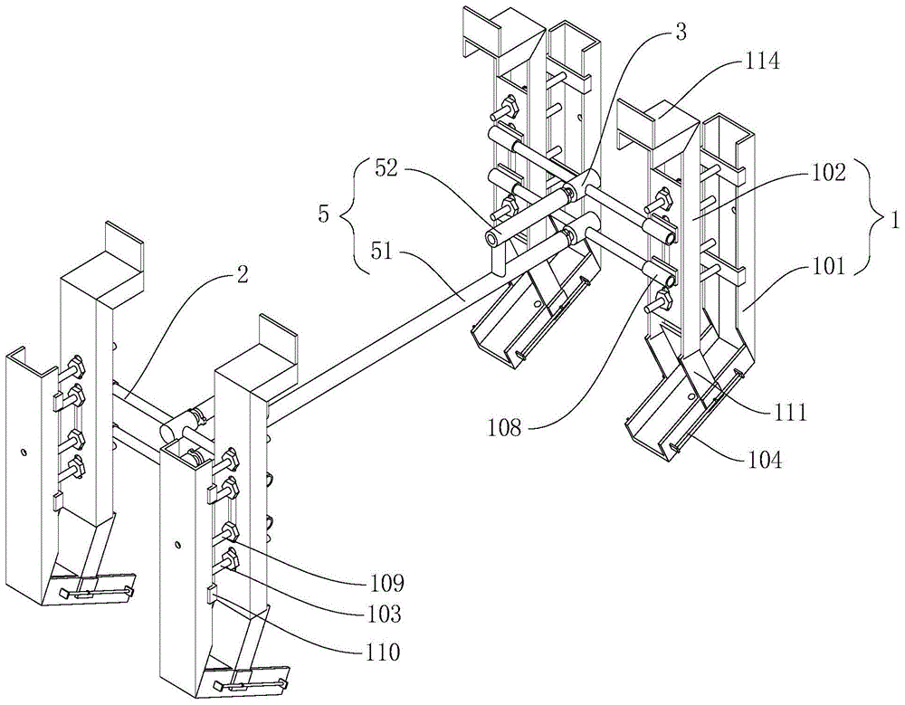 U型梁弹性体伸缩缝的施工工装的制作方法