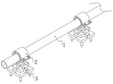一种水利工程中管道铺设固定机构的制作方法