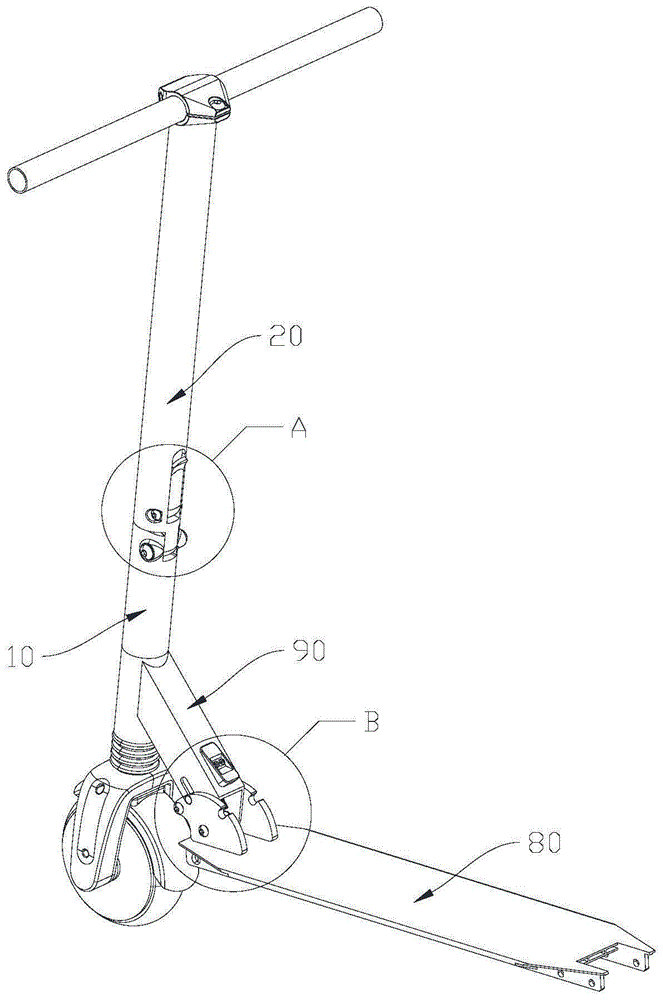 一种滑板车立杆及滑板车的制作方法