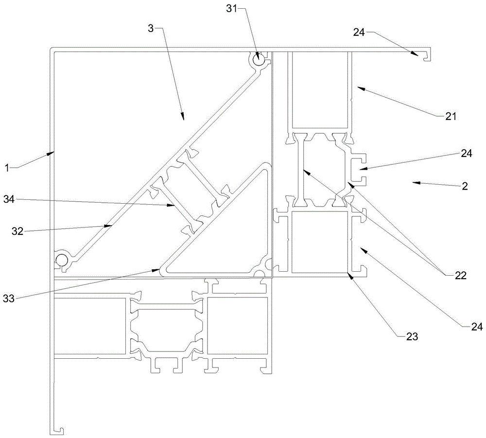 一种便于拼接的铝型材框架的直角连接件的制作方法