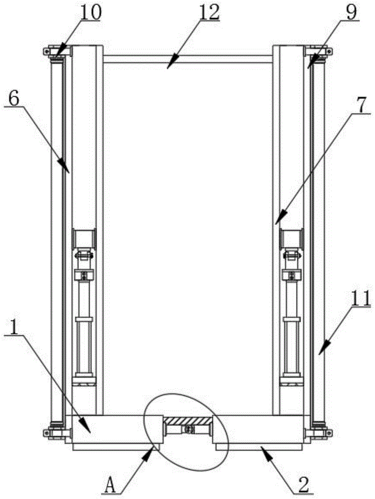 一种适用于城建施工用可降尘的环保型围挡装置的制作方法