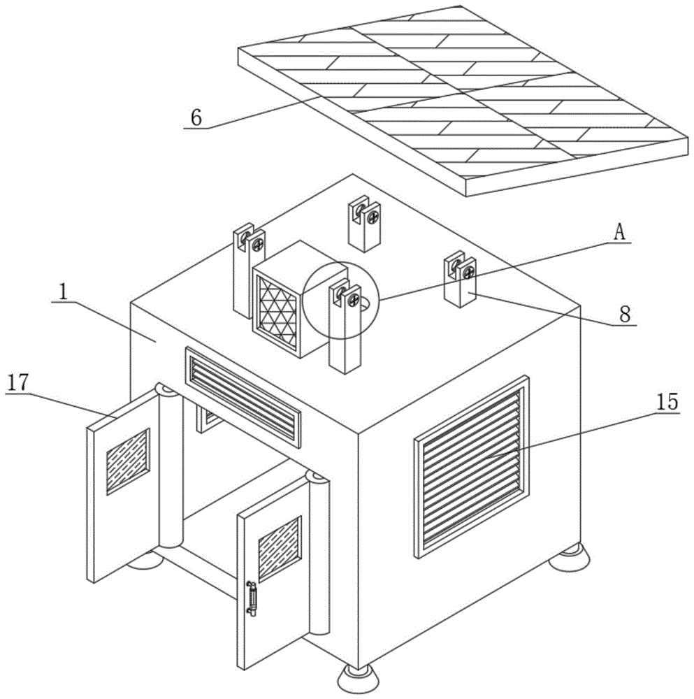 一种具有防风防热功能的光伏电站箱体的制作方法