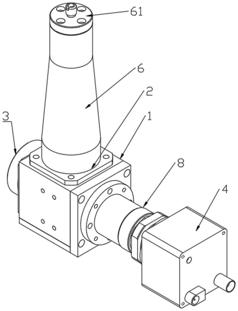一种带视觉CCD监控功能的激光焊焊头结构的制作方法