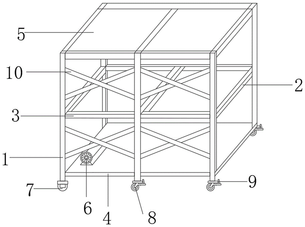 一种室内建筑装修用脚手架的制作方法