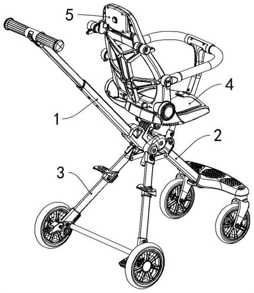 儿童推车座椅结构的制作方法