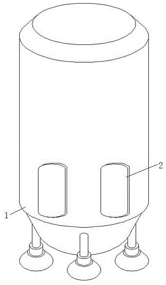 一种具有排水功能的铝合金储气罐的制作方法