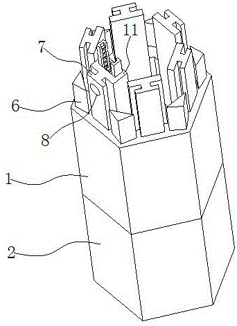 一种立柱式管段结构的制作方法