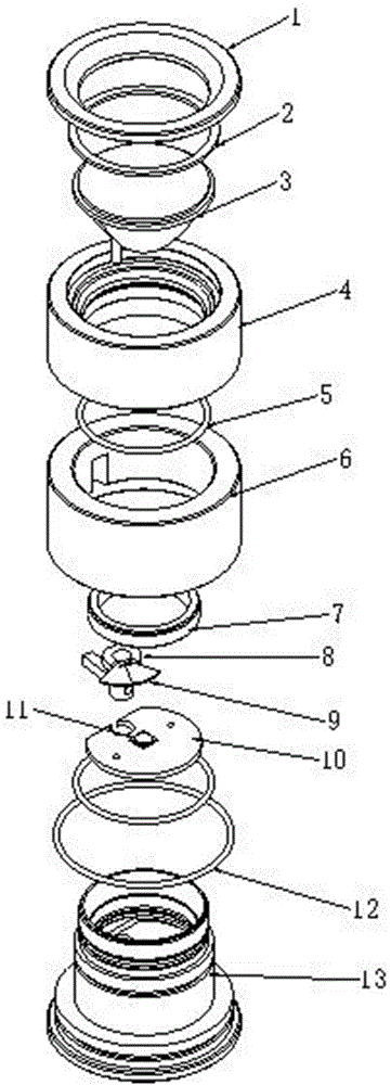 一种手电筒的旋转调光结构的制作方法