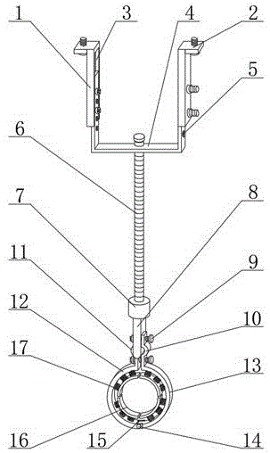 一种建筑用通丝吊架的制作方法