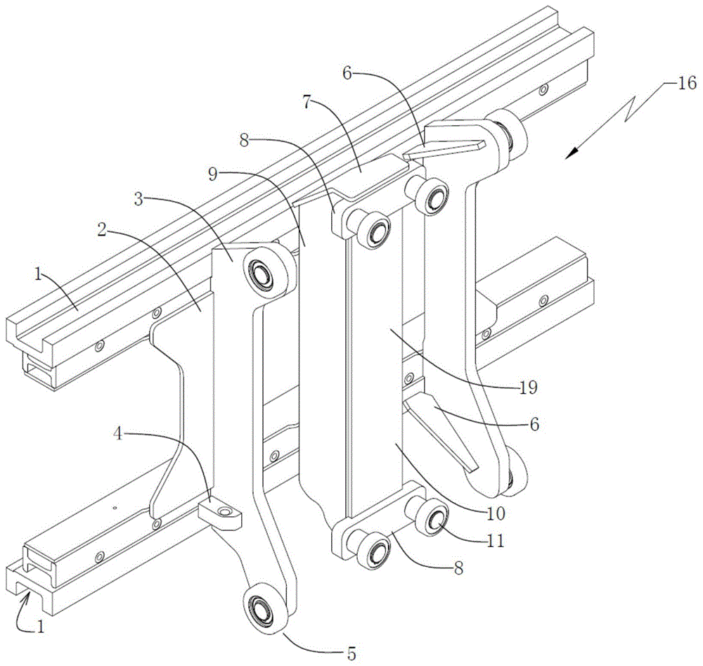 一种开放式滑架结构及其三向堆垛叉车的制作方法