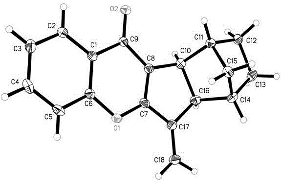 3-亚甲基环戊烷并[b]色酮类化合物制备方法及其应用