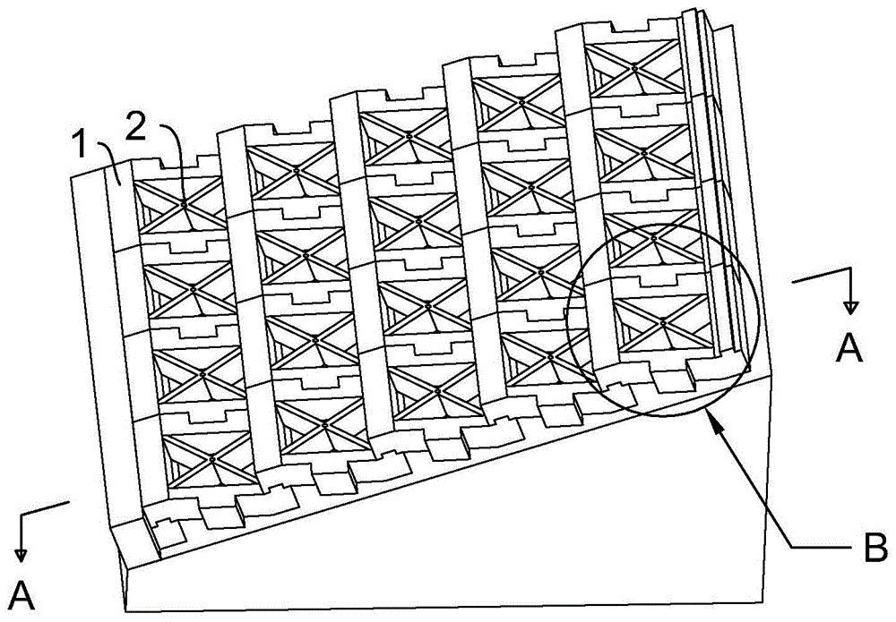 一种水利工程护坡用护坡砖连接结构的制作方法