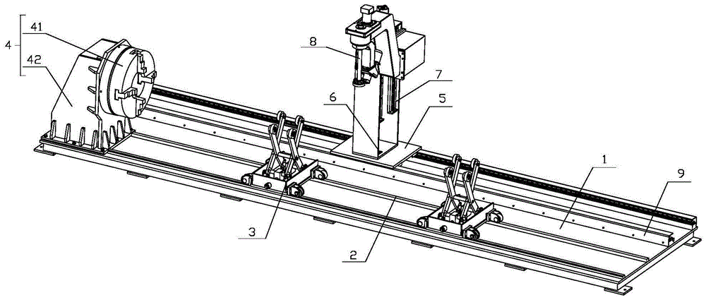 焊管机自动切割装置的制作方法