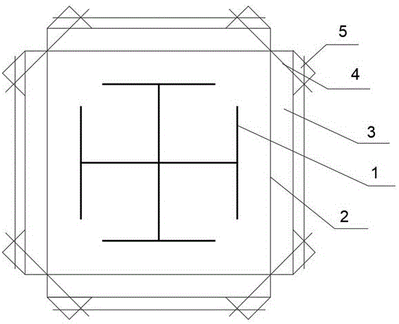 一种钢构柱模板的固定结构的制作方法